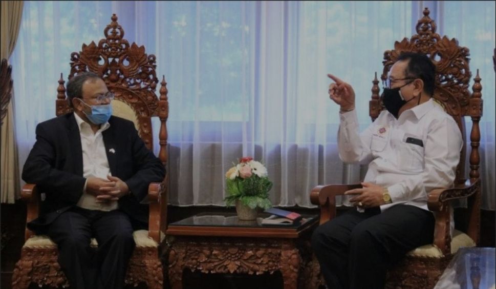 podiumnews.com-Wagub Bali-India Berencana Perkuat Kerja Sama